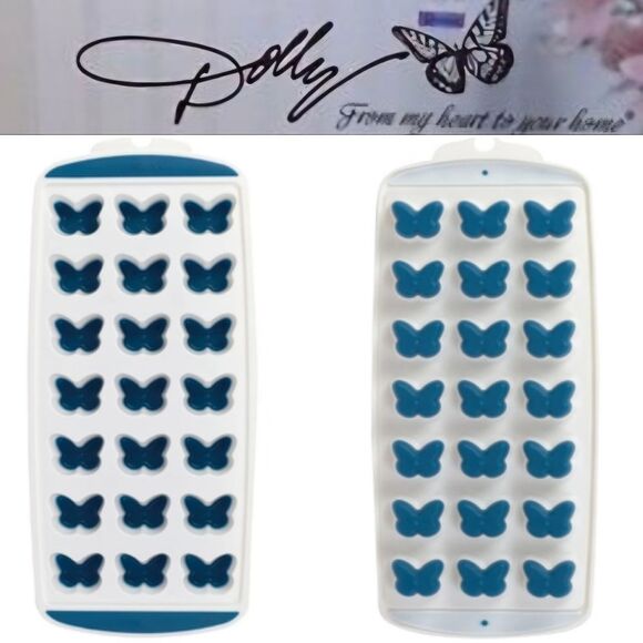 Dolly Parton Butterfly Ice Cube Tray- Blue - Picture 1 of 7